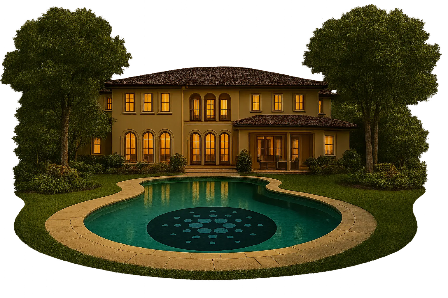 Modern home bought with Cardano via RealOpen